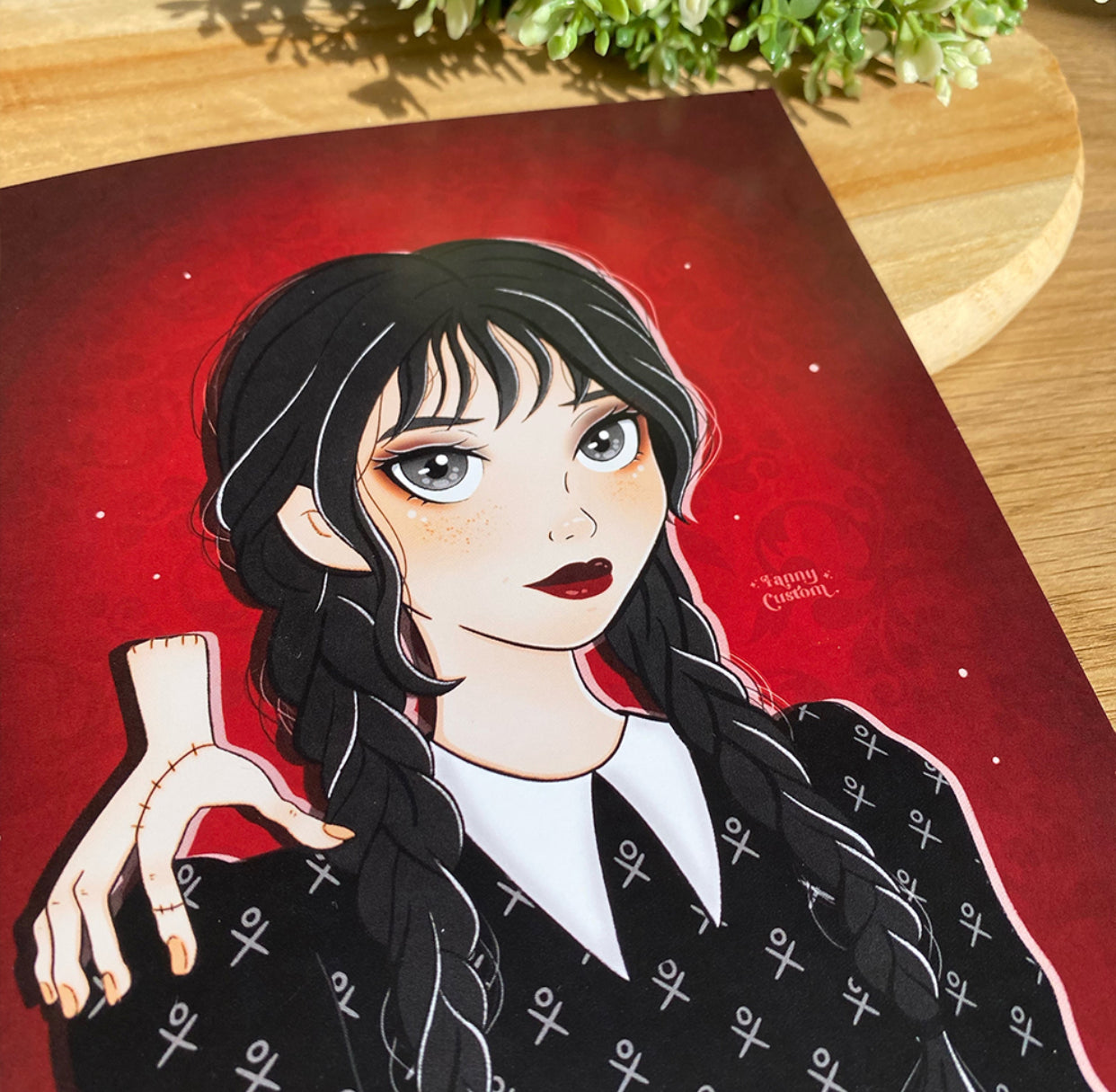 Print Mercredi Addams