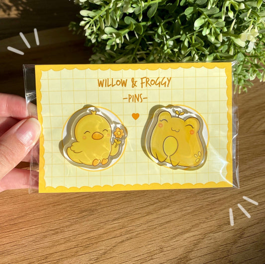 Pins Willow & Froggy