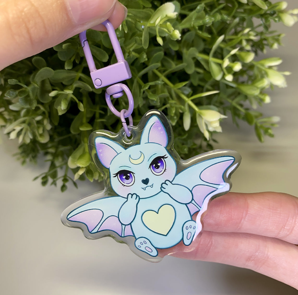 Porte-clés Chauve-souris Kawaii