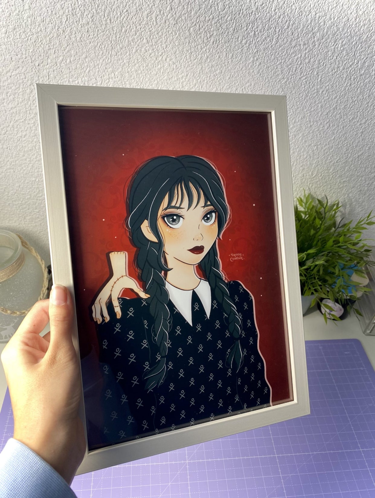 Print Mercredi Addams