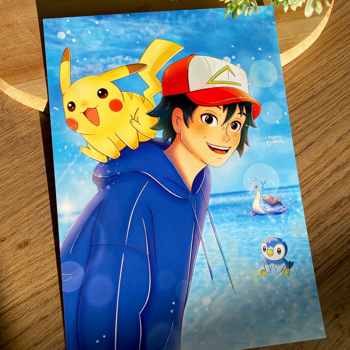 Print Pikachu et Sacha