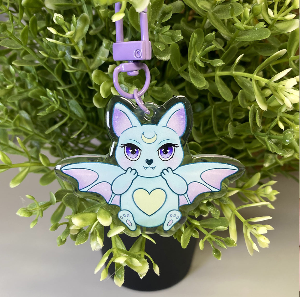 Porte-clés Chauve-souris Kawaii